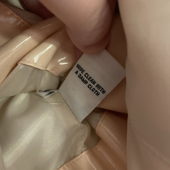 Jane Post Women S Peach Detachable Hood Iconic Princess Rain Slicker Jacket NWT - Picture 10 of 14